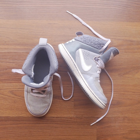 Nike Other - *RETRO* Nike Jordan Flight Grey High-Top Sneakers